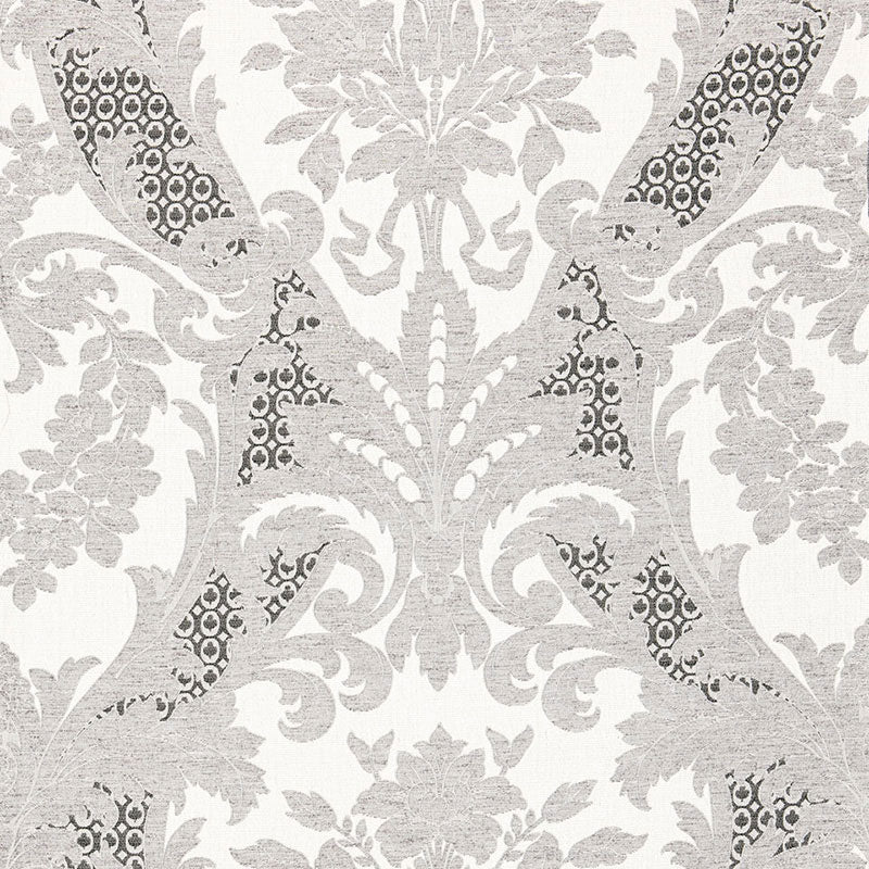 Toscana linen damask | Grisaille