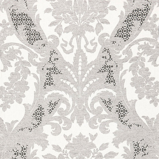 Toscana linen damask | Grisaille
