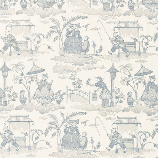 Bassano embroidered toile | Delft