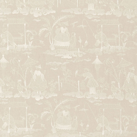 Bassano embroidered toile | Linen