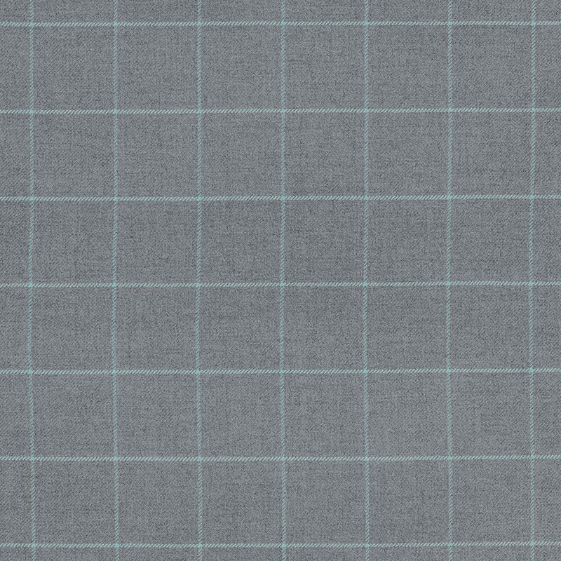 Bancroft wool plaid | Oxford grey