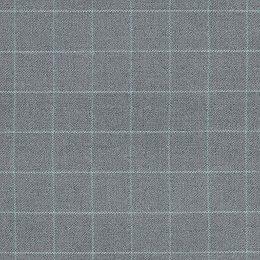 Bancroft wool plaid | Oxford grey
