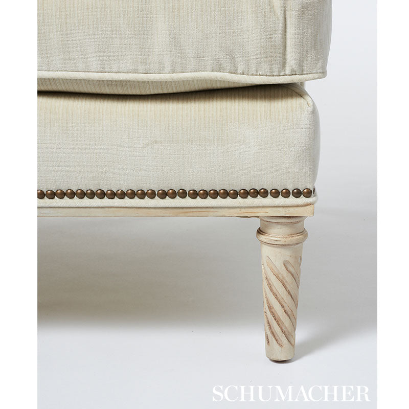 Antique strie velvet | Oyster