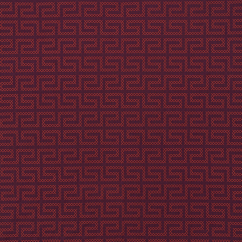A maze embroidery | Berry