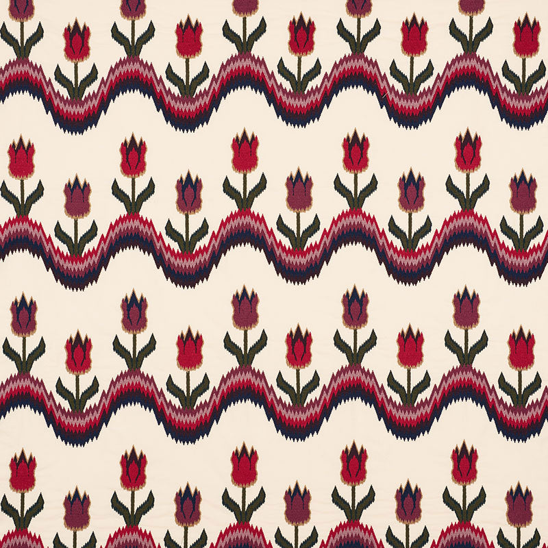 Tulip flamestitch embroidery | Jewel