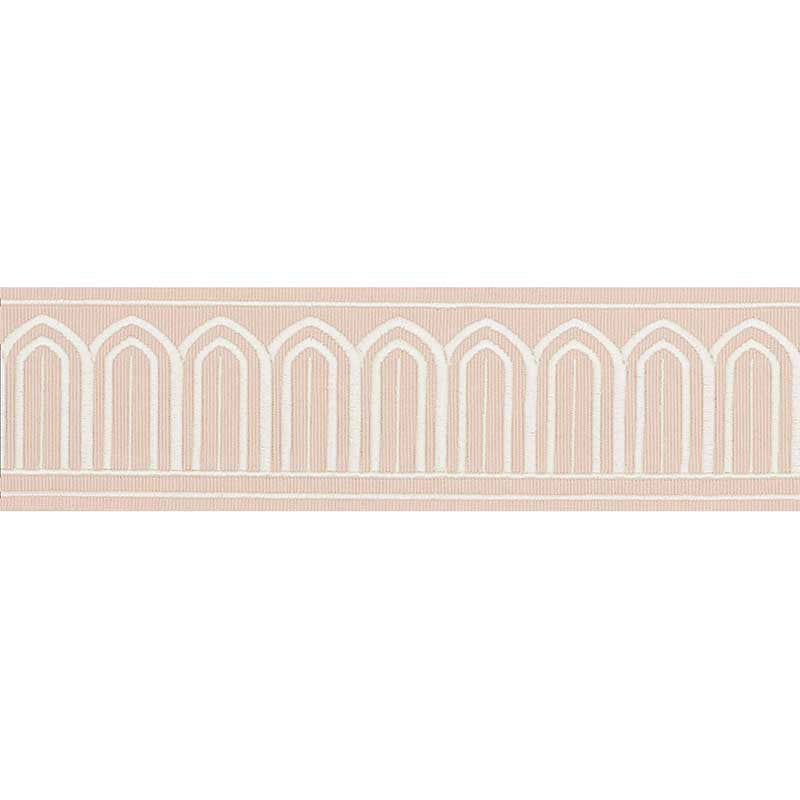 Arches embroidered tape | Blush