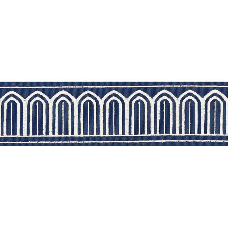 Arches embroidered tape | Marine