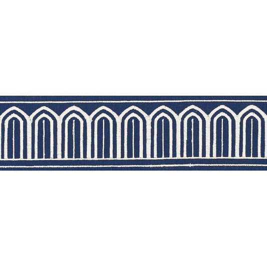 Arches embroidered tape | Marine