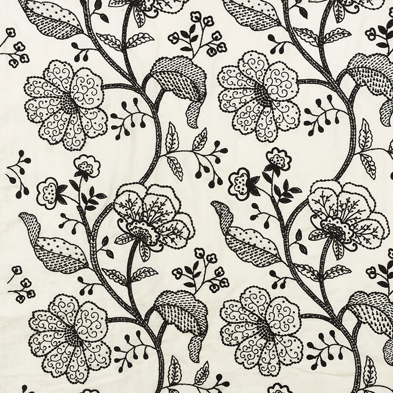 Full bloom embroidery | Ink
