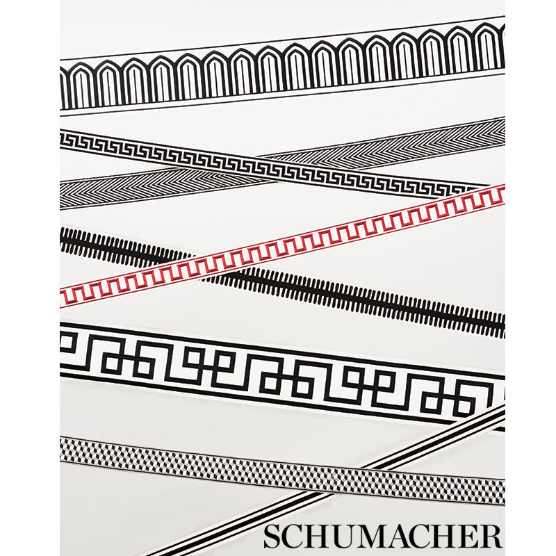 Tumbling blocks tape | Grisaille & noir