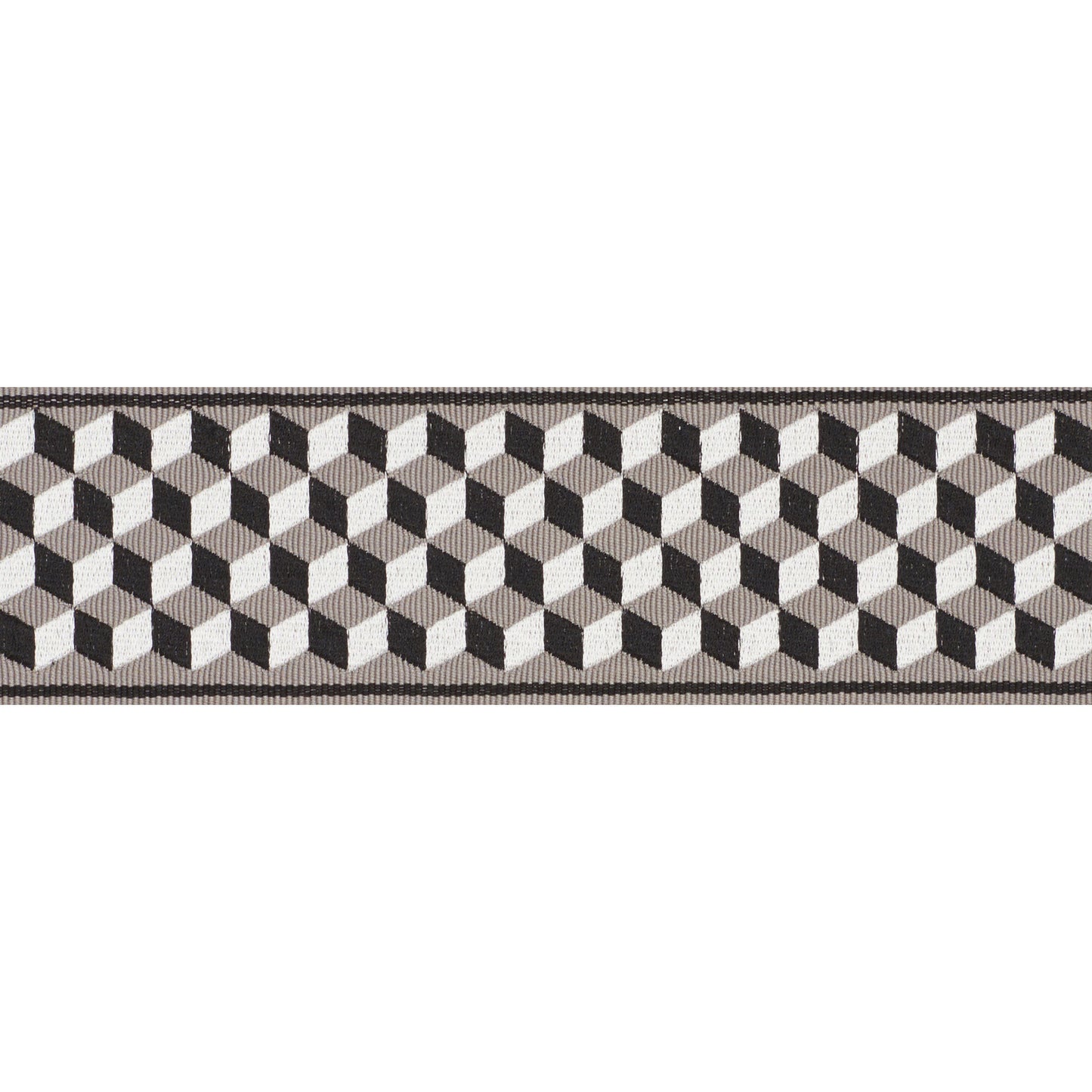 Tumbling blocks tape | Grisaille & noir