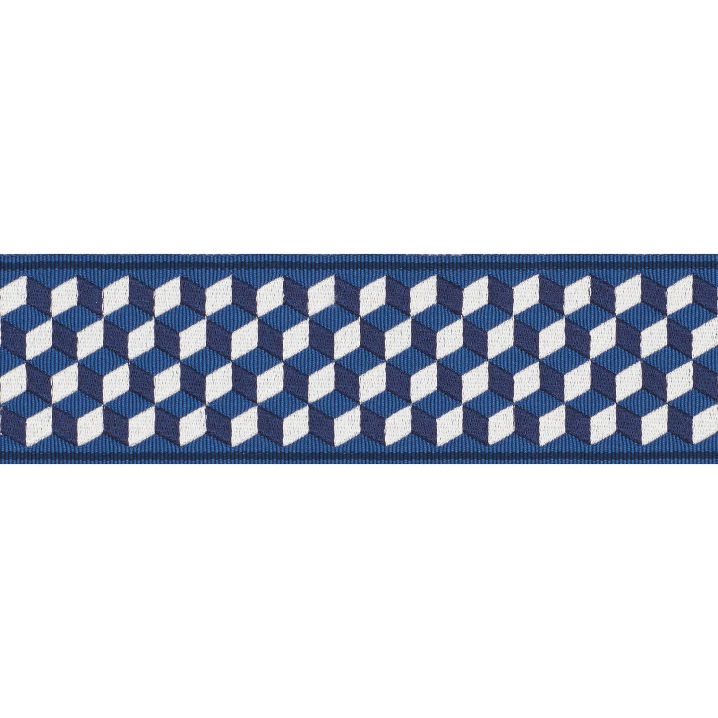 Tumbling blocks tape | Bleu