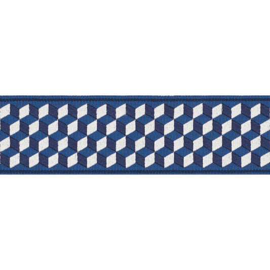 Tumbling blocks tape | Bleu