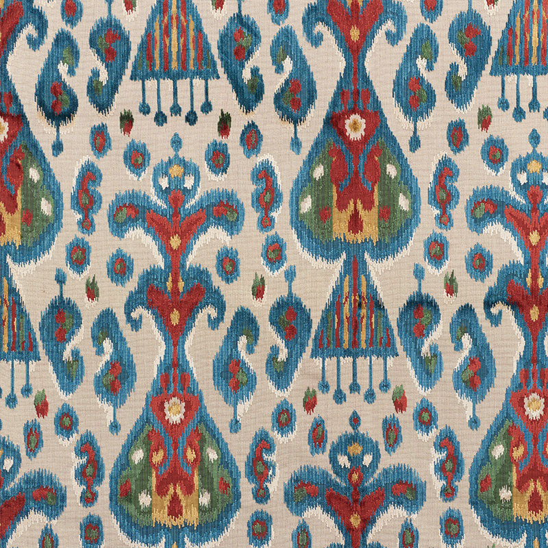 Tabriz ikat velvet | Multi