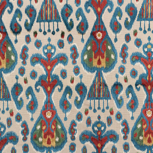 Tabriz ikat velvet | Multi