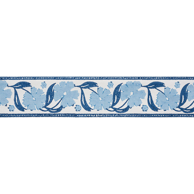 Adra hand blocked tape | Blues