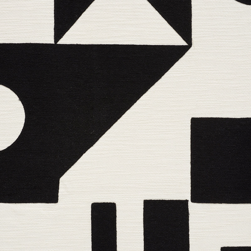 Binary embroidery | Black