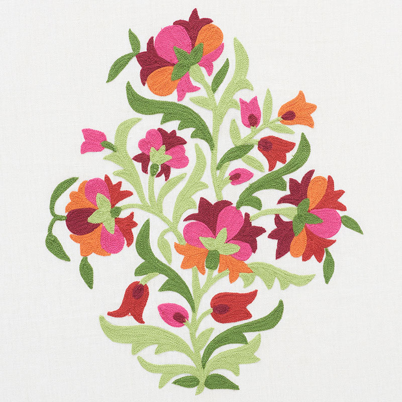 Antalya medallion embroidery | Garnet