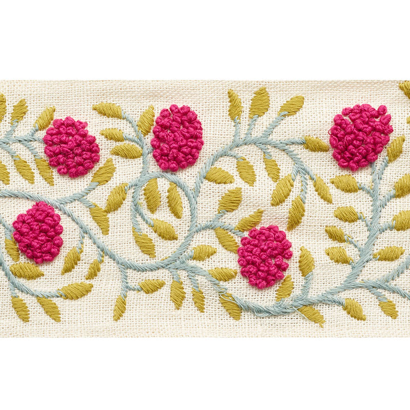 Ashoka tape | Magenta & leaf