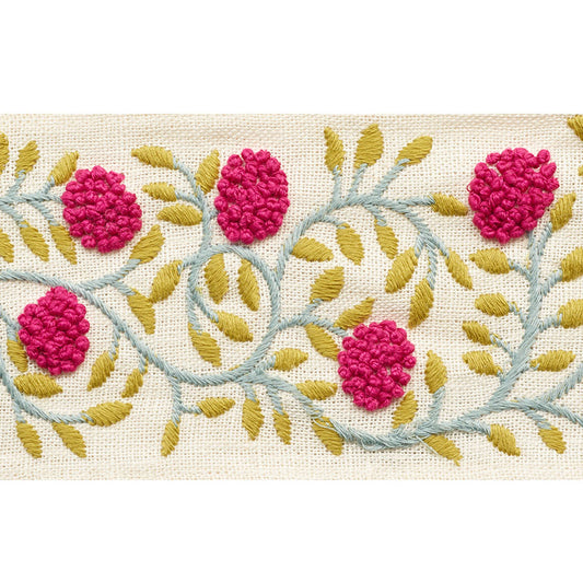 Ashoka tape | Magenta & leaf