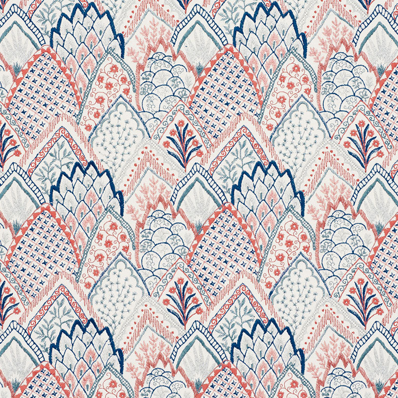 Albizia embroidery | Delft & rose