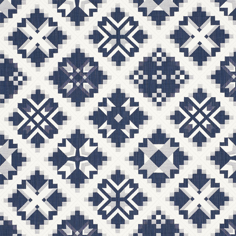 Tristan patchwork | Indigo