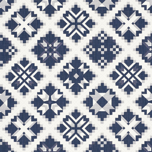Tristan patchwork | Indigo