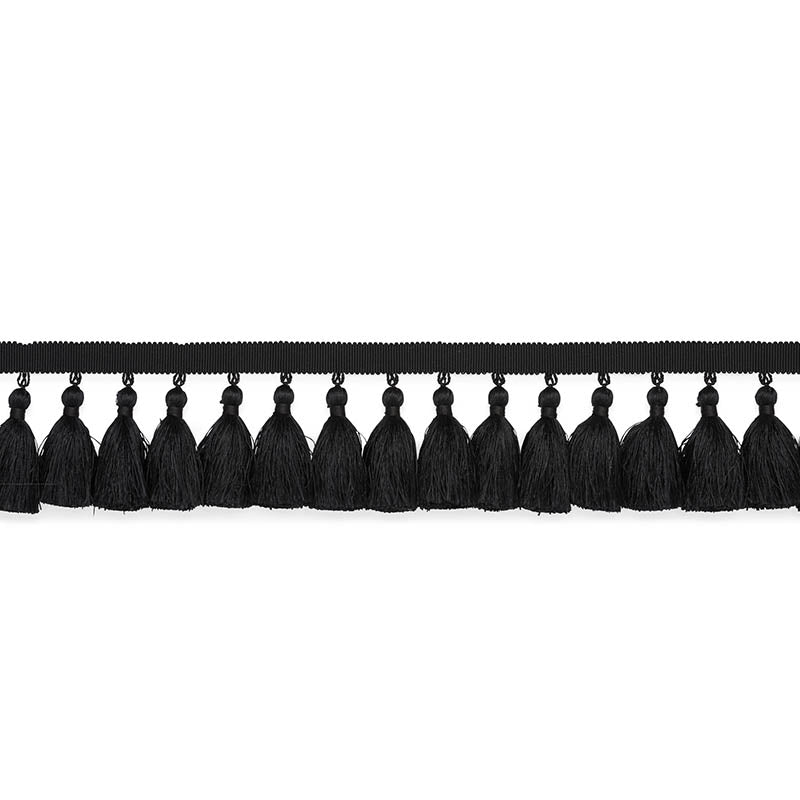 Valentin silk tassel | Black