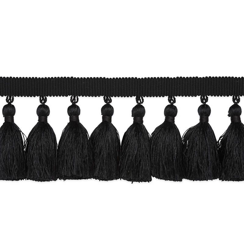Valentin silk tassel | Black