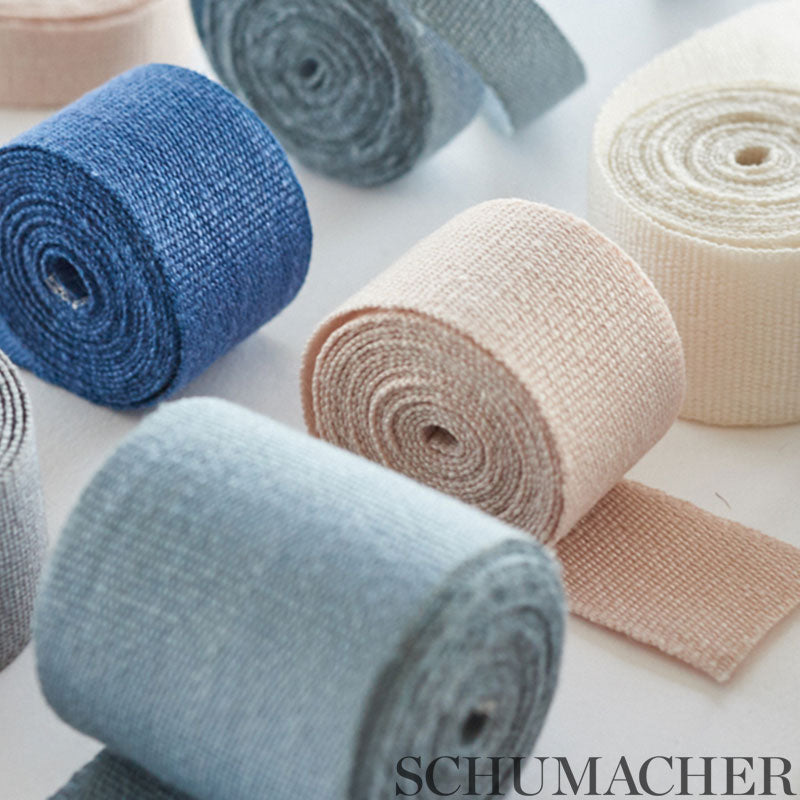 Mathias linen tape medium | Ivory