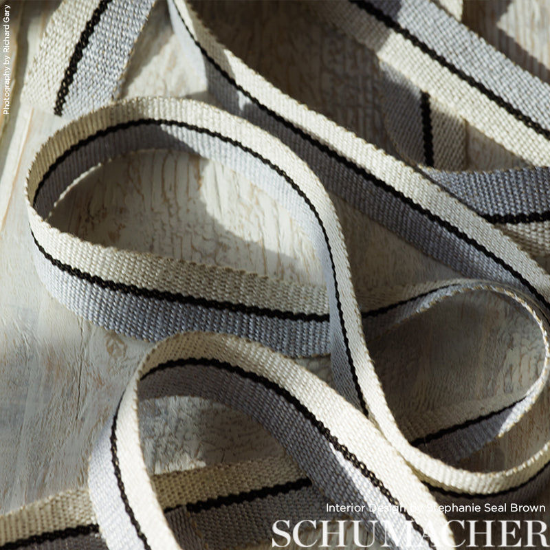 Ile saint-louis medium tape | White black & silvery blue