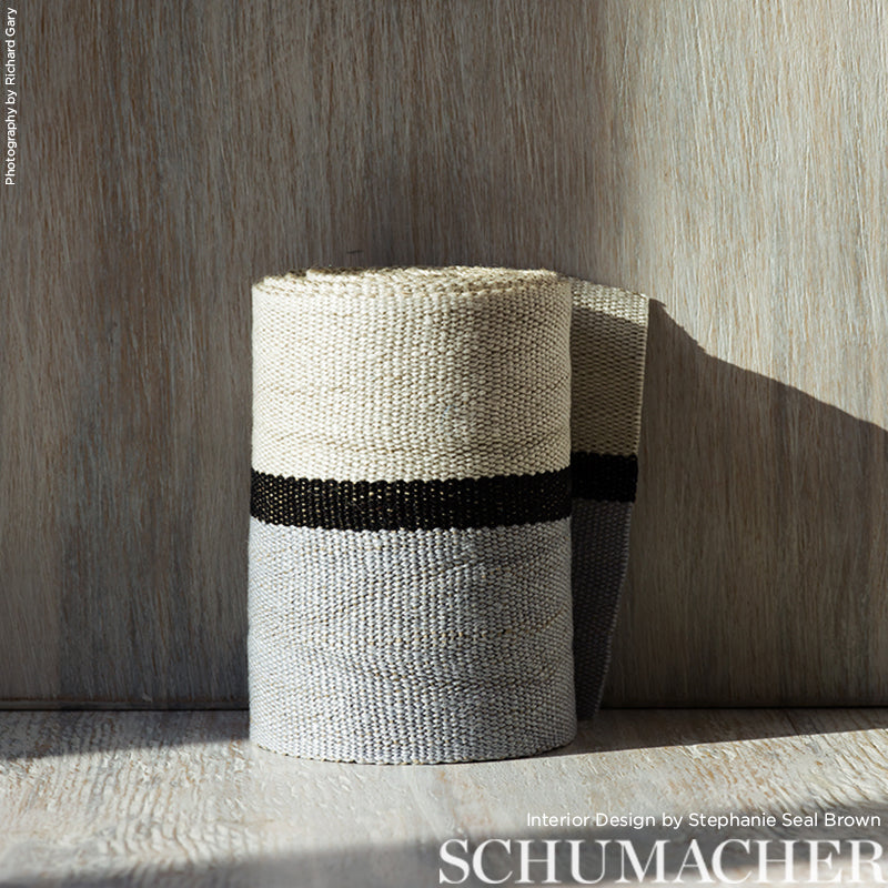 Ile saint-louis wide tape | White black & silvery blue
