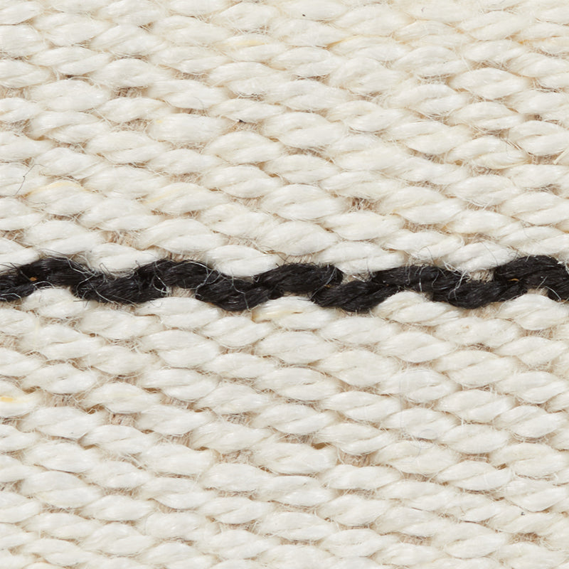 Agnes narrow tape | White & black