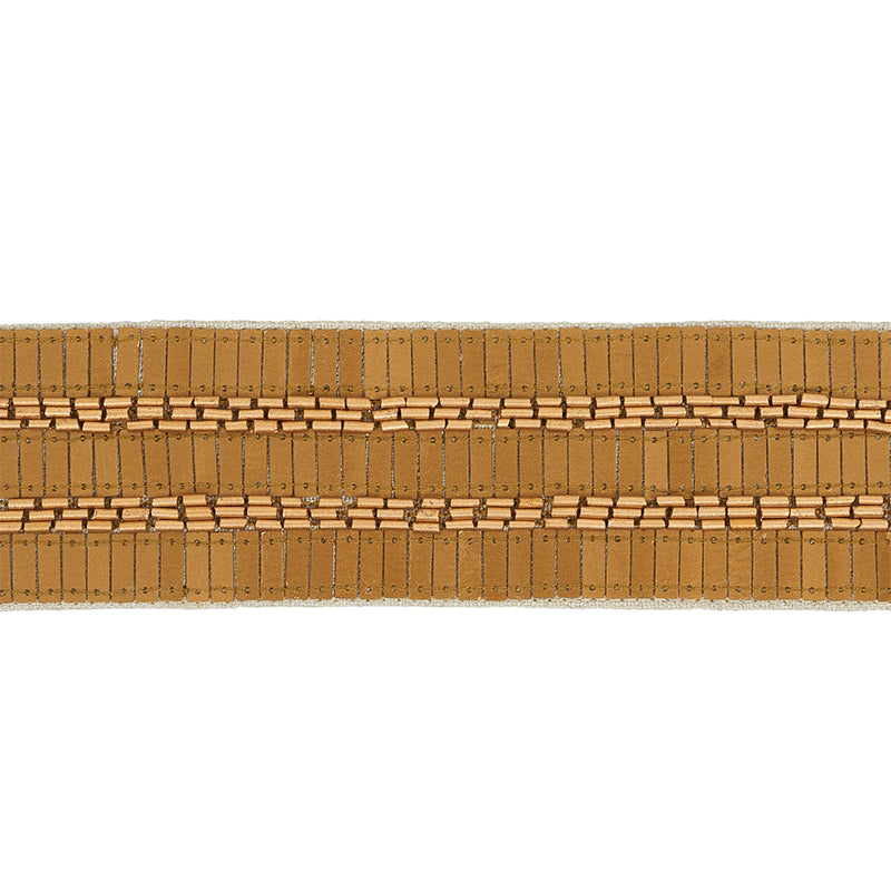 Trento beaded tape | Gold