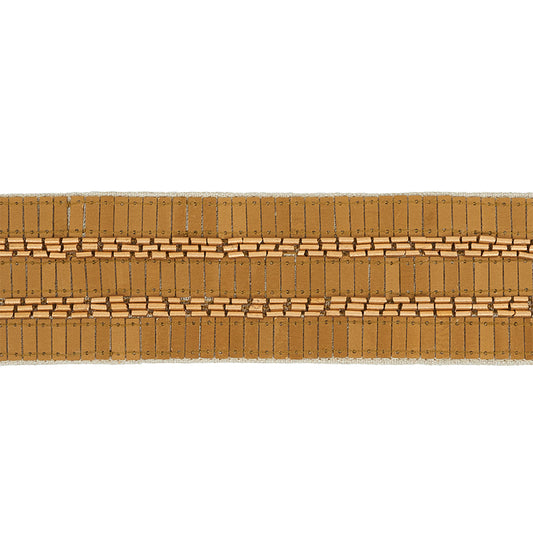 Trento beaded tape | Gold