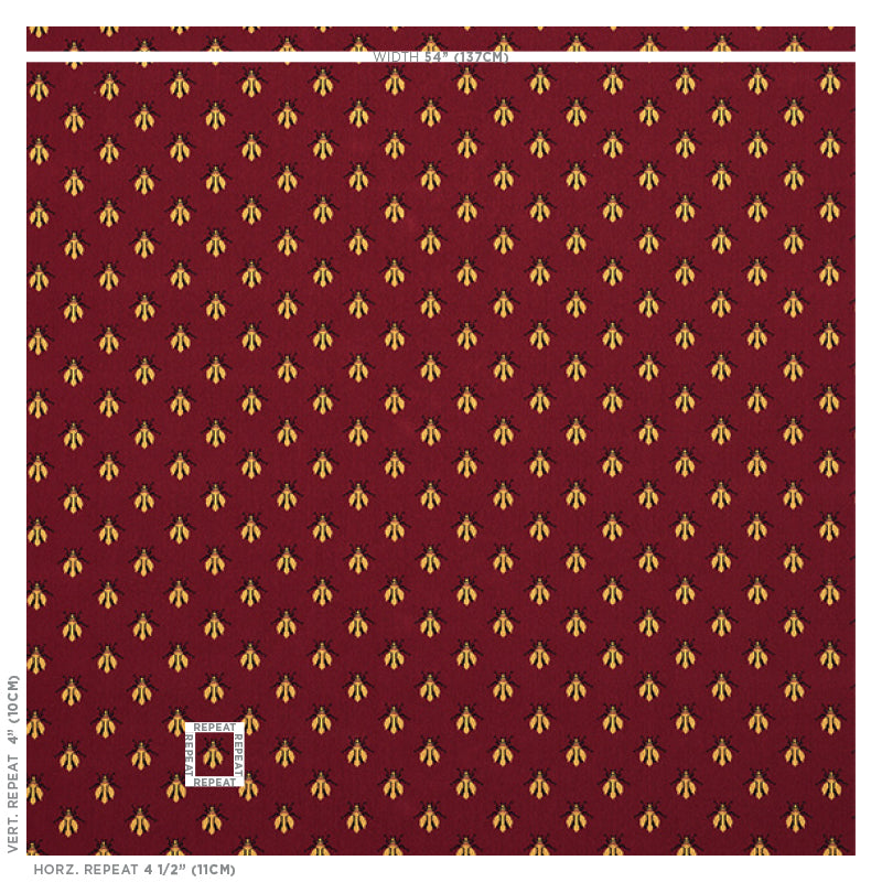 Bee epingle | Red