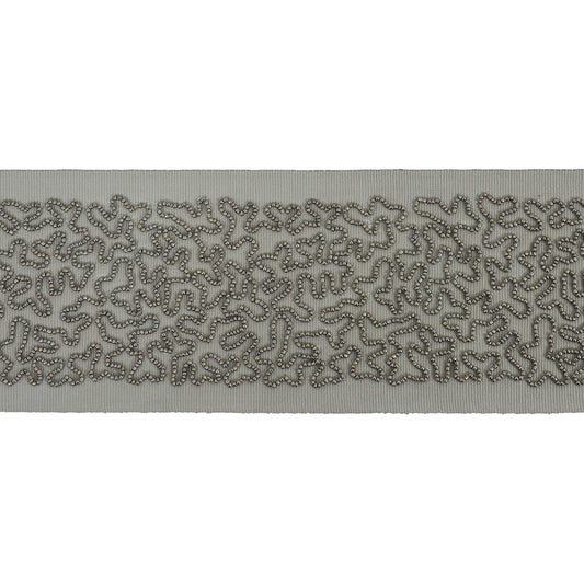 Vermicelli beaded tape | Gunmetal