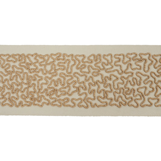Vermicelli beaded tape | Gold