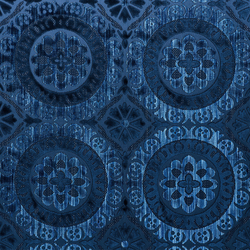 Suzani strie velvet | Sapphire