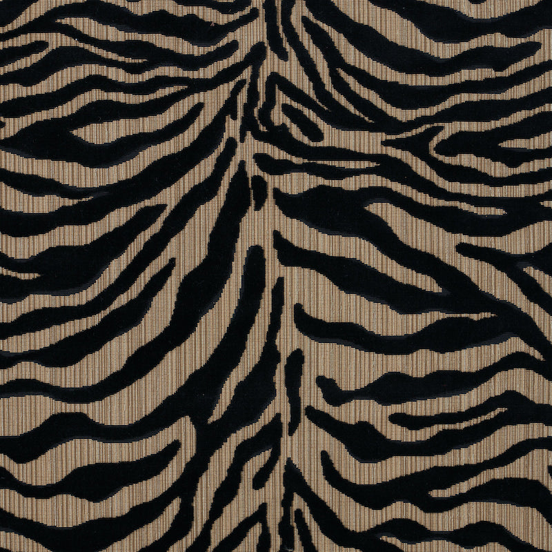 Regine strie velvet | Ebony