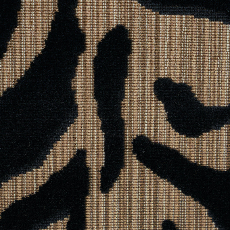 Regine strie velvet | Ebony