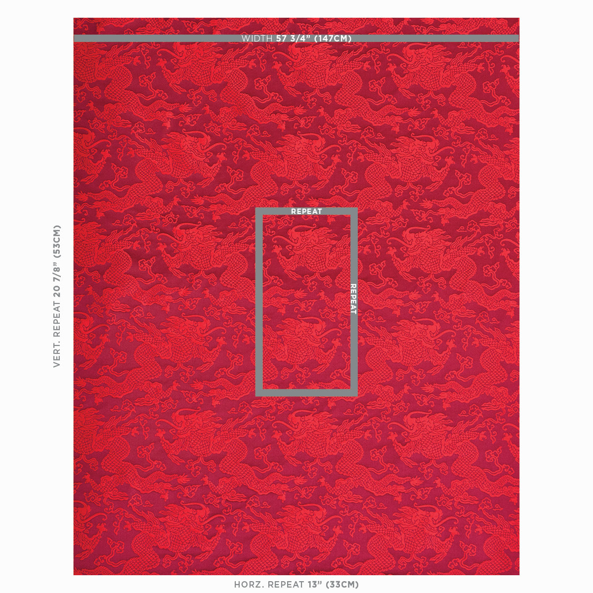 Ruan dragon damask | Garnet