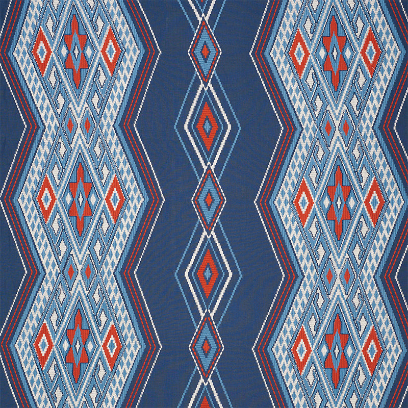 Bayeta embroidery | Blue & red
