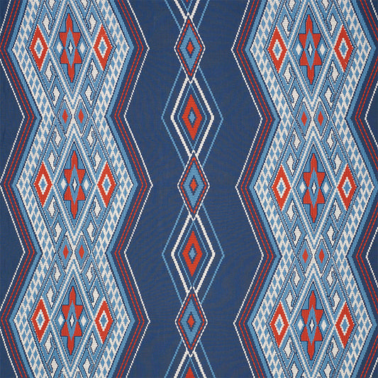 Bayeta embroidery | Blue & red