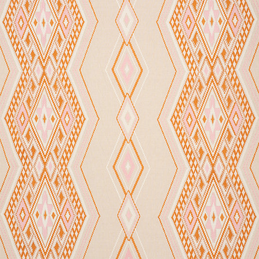 Bayeta embroidery | Pink & orange