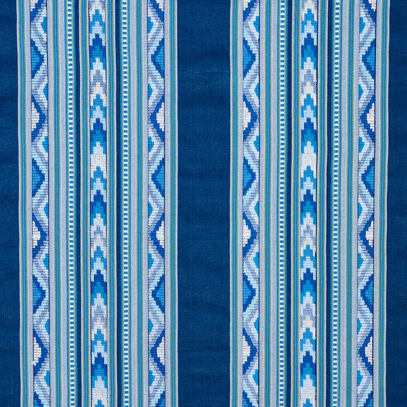 Zarzuela stripe embroidery | Indigo