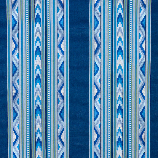 Zarzuela stripe embroidery | Indigo