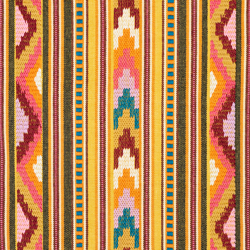 Zarzuela stripe embroidery | Saffron