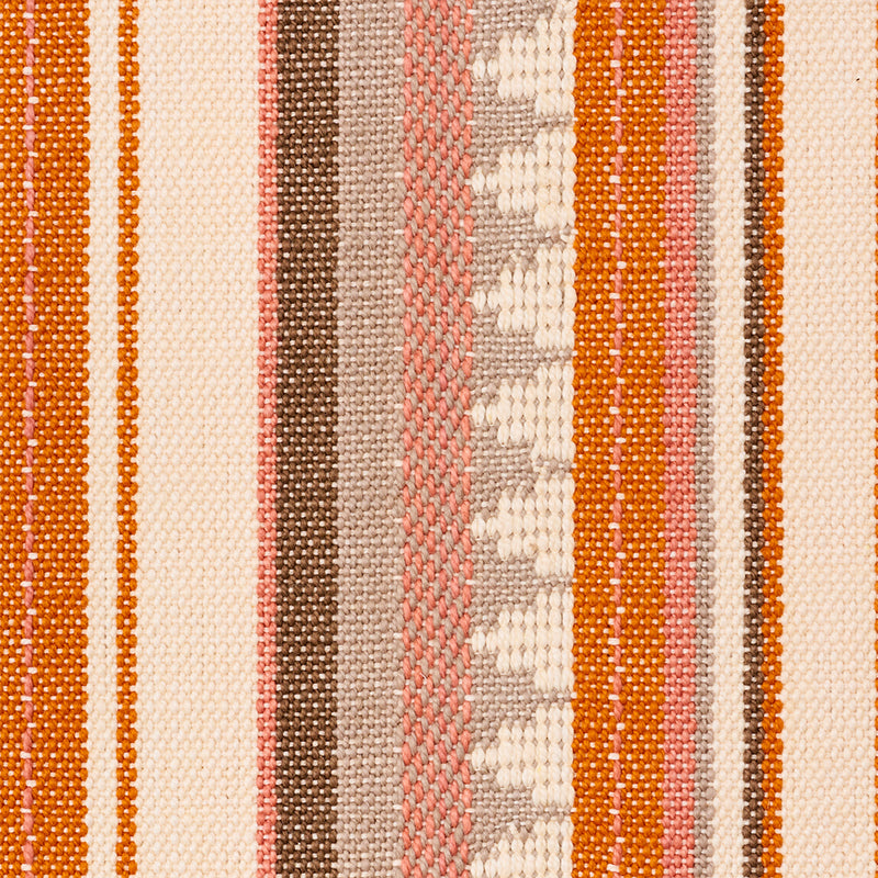 Zuni stripe | Orange & pink