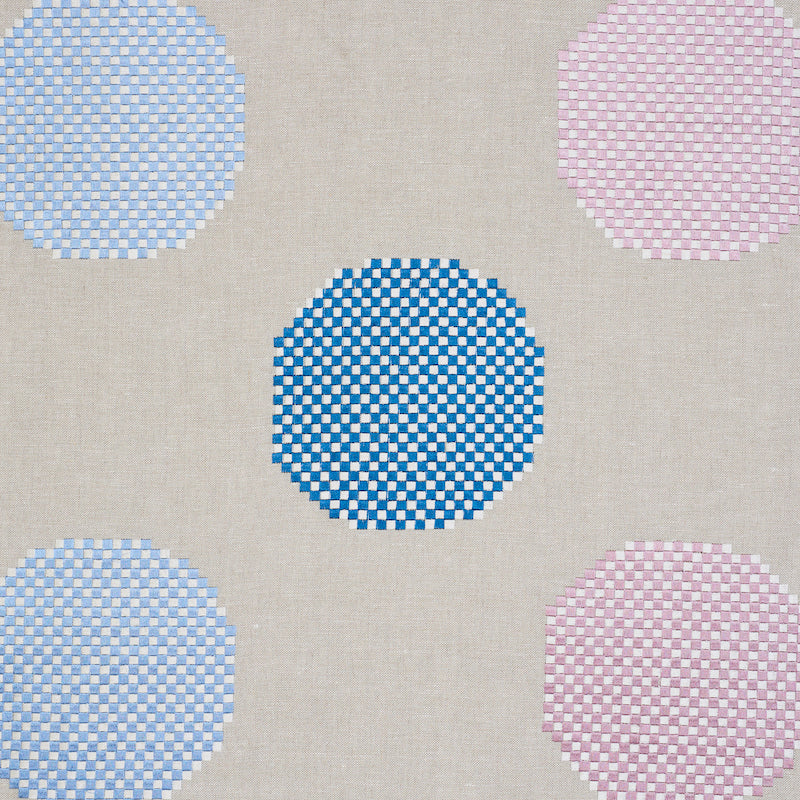 Hansen embroidery | Blue & lilac